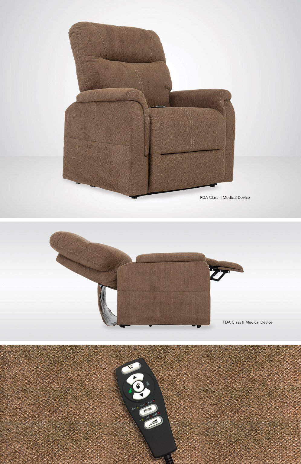 TRIO INVIGORATE - MM-3620 - Lift Recliner - Mega Motion® LLC